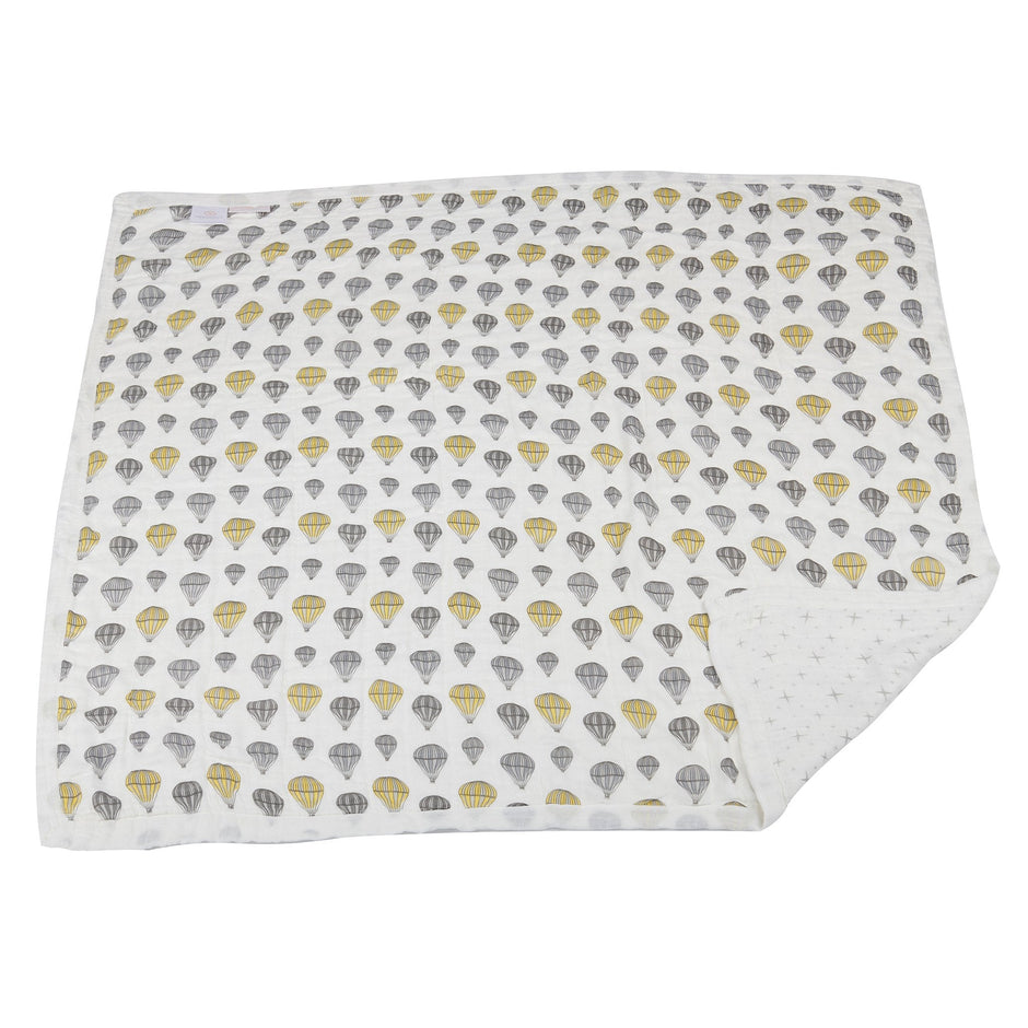 Hot Air Balloon Bamboo Blanket