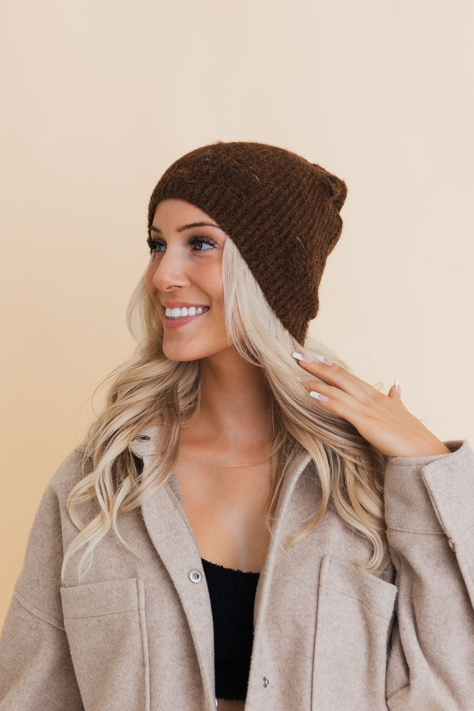 Rugged Knit Beanie