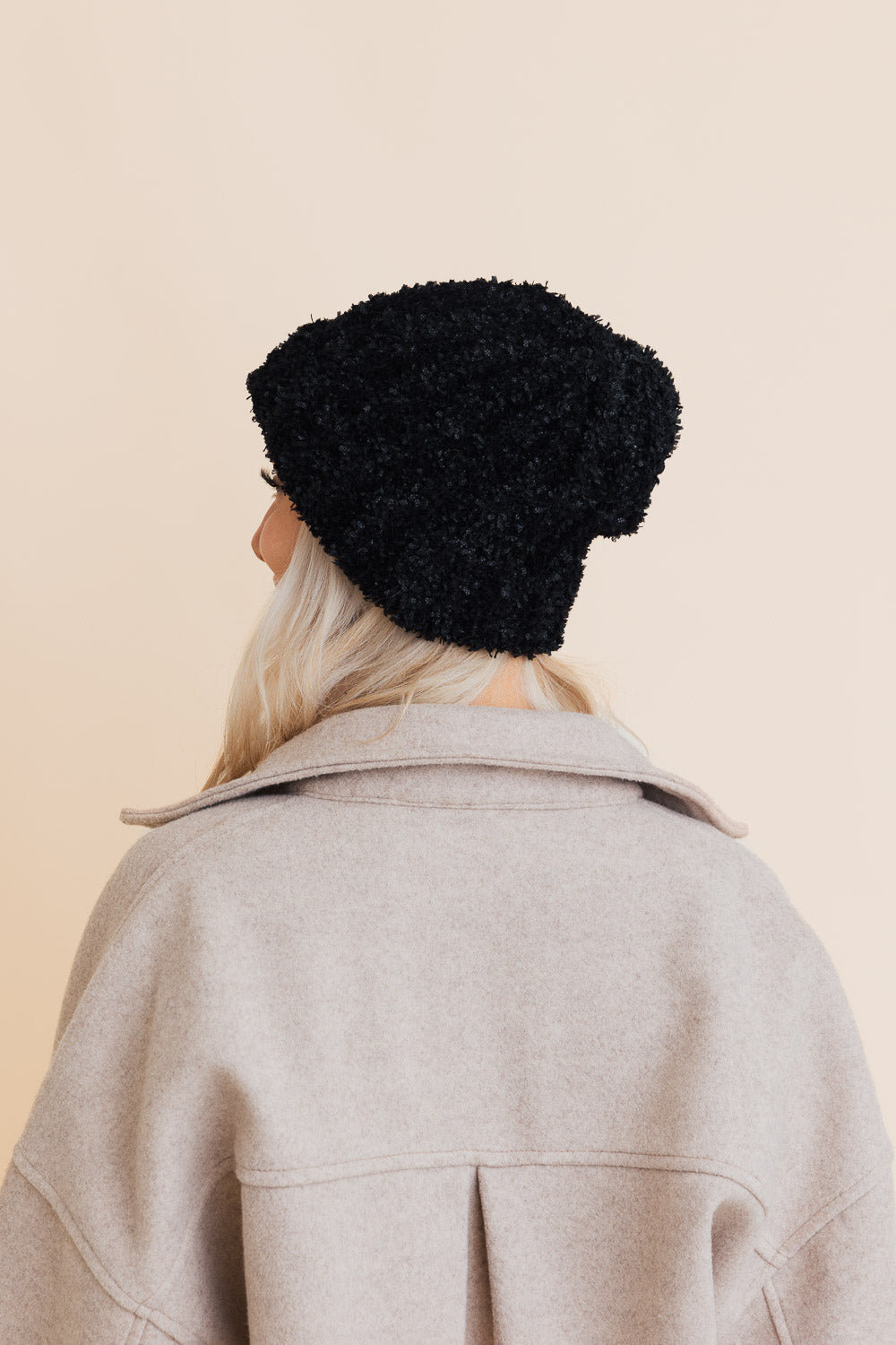 Fuzzy Chenille Beanie