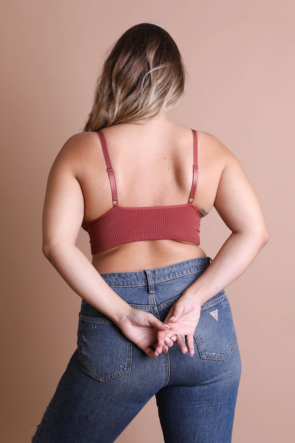 Bralette en dentelle grande taille