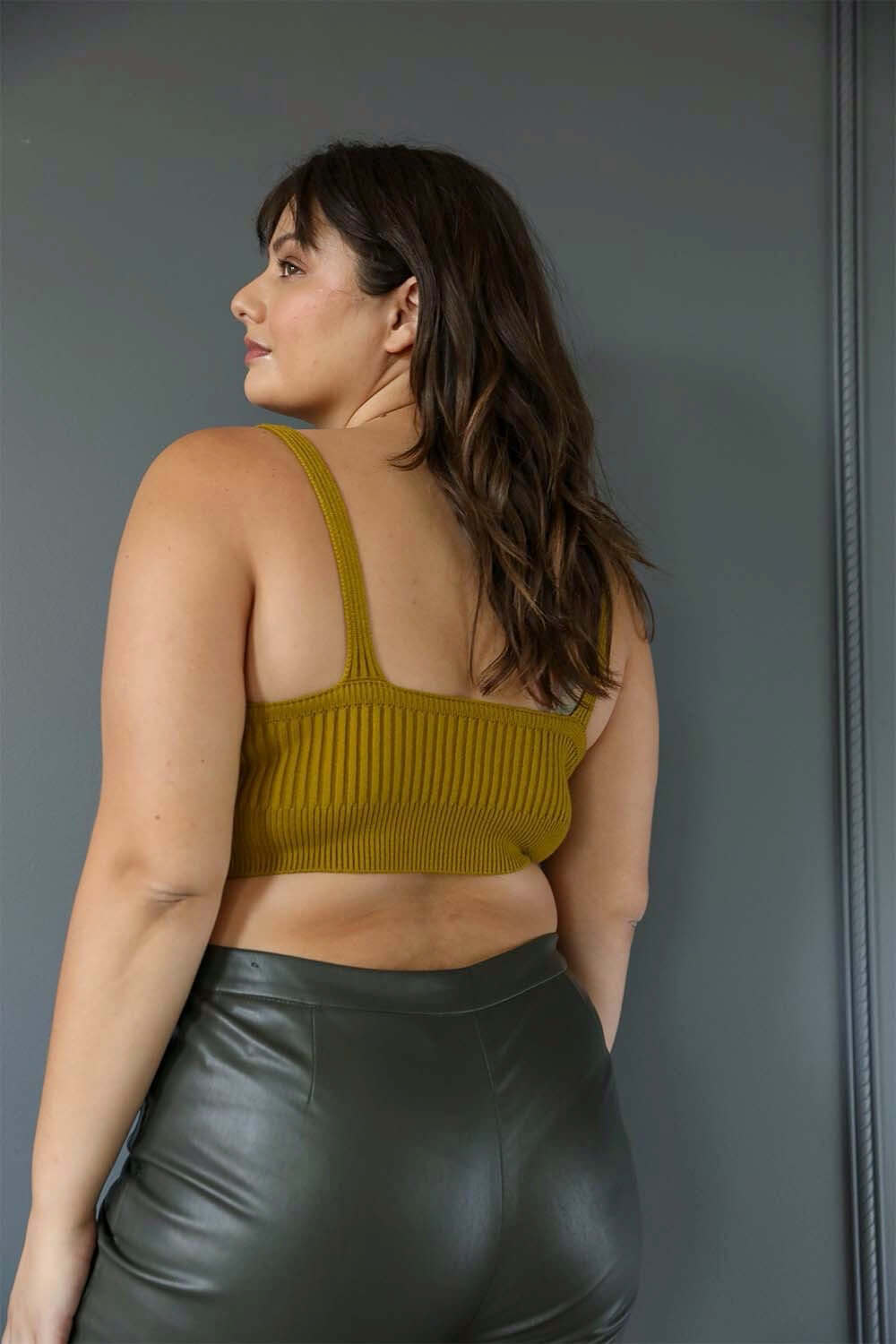 Rib Knit Crop Tops