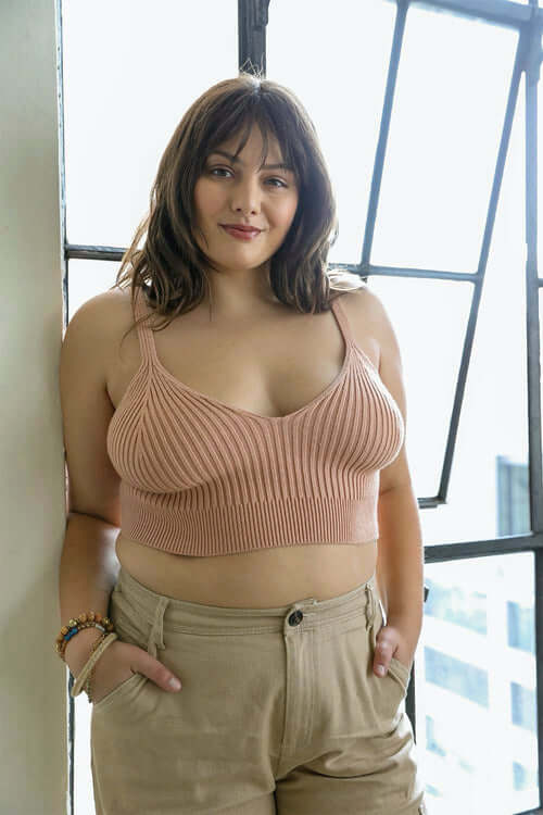 Rib Knit Crop Tops