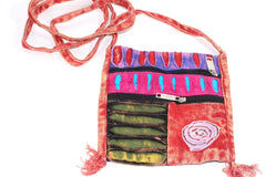 Spiral Cross Body Patchwork Passport Bag