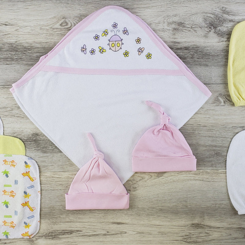 Bambini Baby Hooded Bathrobe & Accessories Set