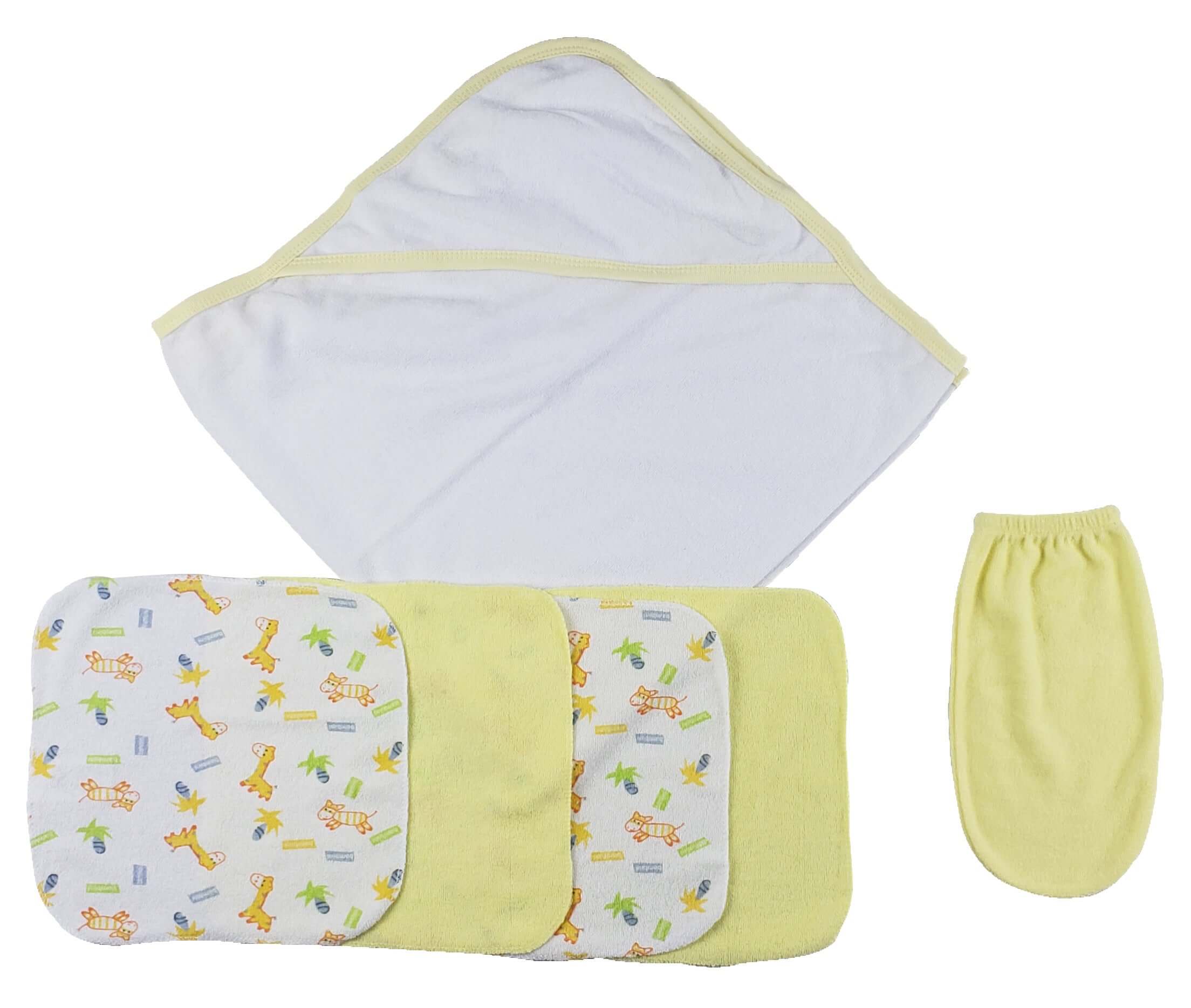 Yellow Baby Towel Set