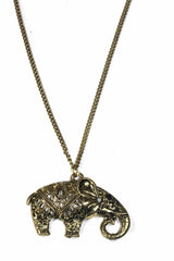 Festival Elephant Pendant Necklace