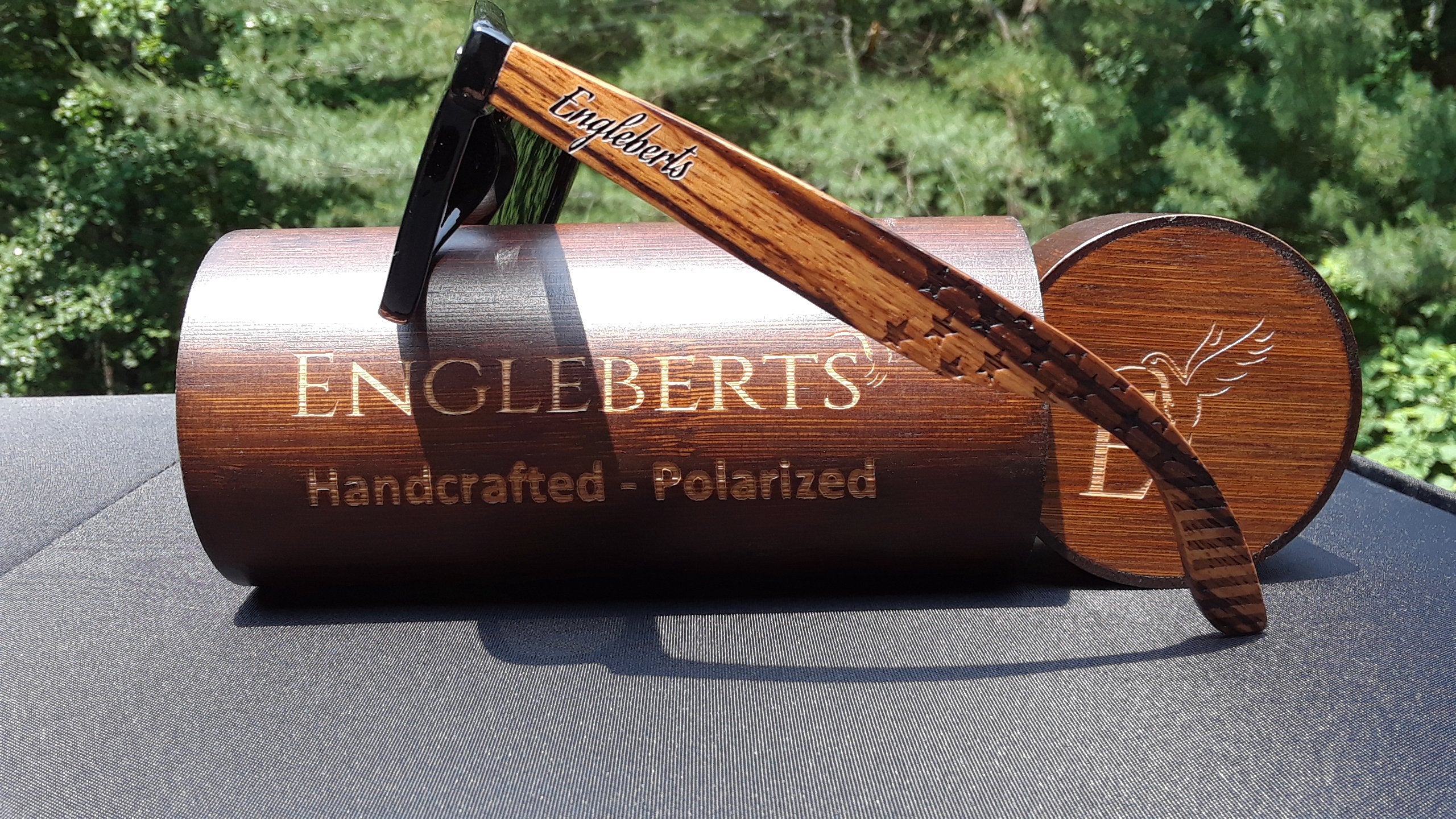 Zebrawood Stars & Bars Sunglasses