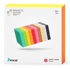 Bloques magnéticos PIXIO-400 en 10 colores + aplicación gratuita