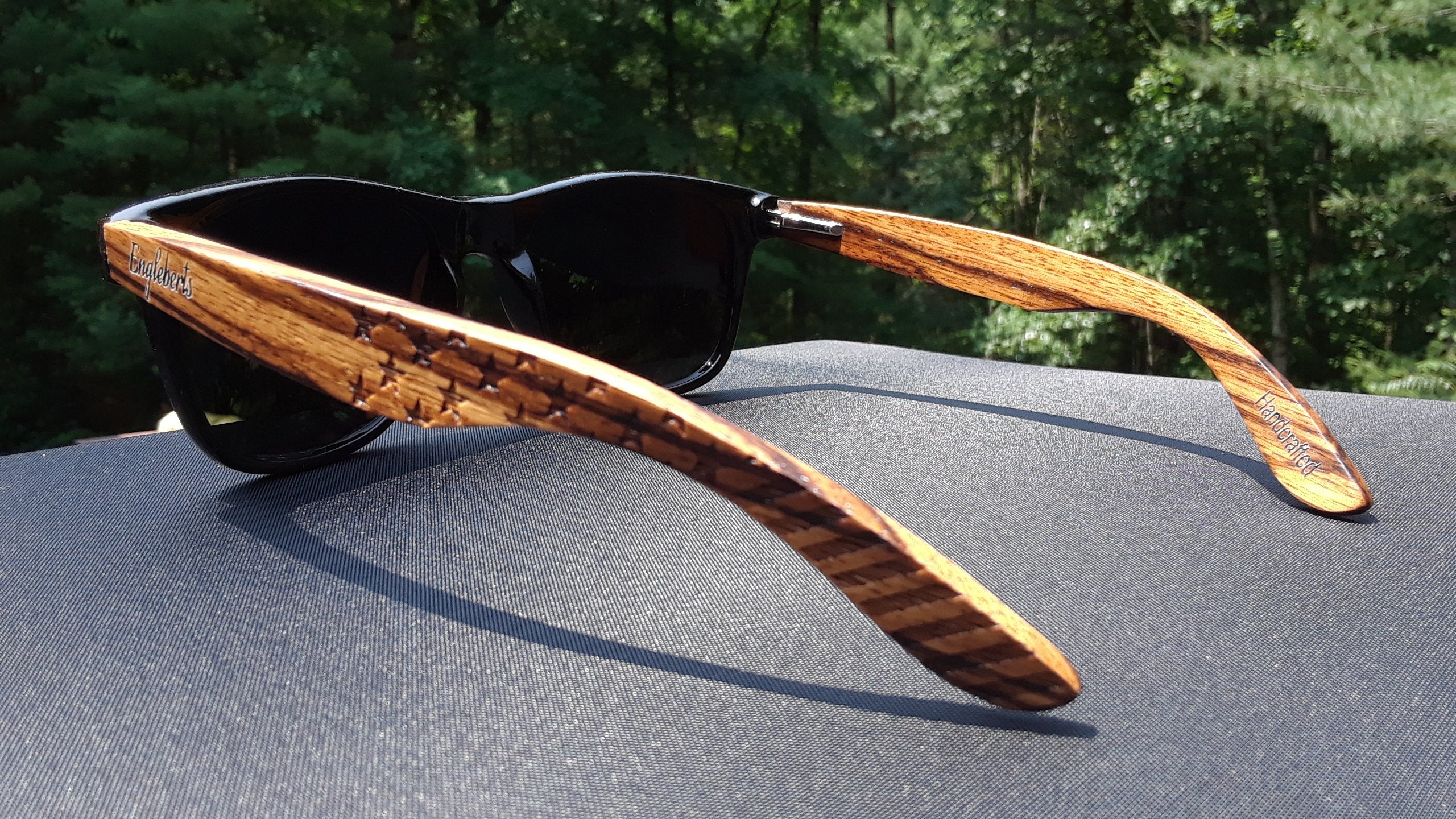 Zebrawood Stars & Bars Sunglasses