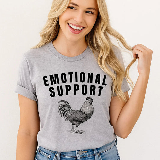 Emotional Support Rooster Tee
