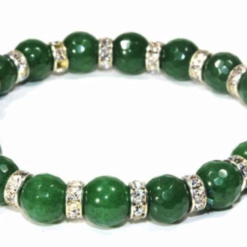 Premium Tiger's Eye & Crystal Beaded Bracelet