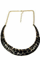 Ensemble de collier ras du cou à motif animalier