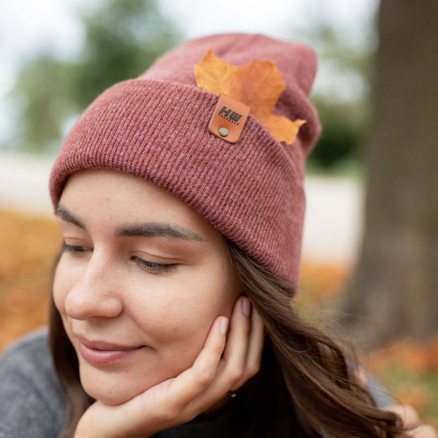 Rusty Burgundy Beanie