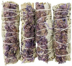 Bholi Sage Plus Sage Smudge Kit for Cleansing Negative Energy Lavender