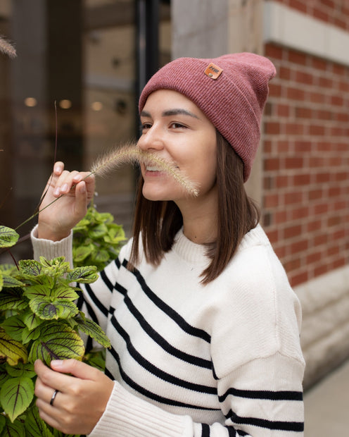Rusty Burgundy Beanie