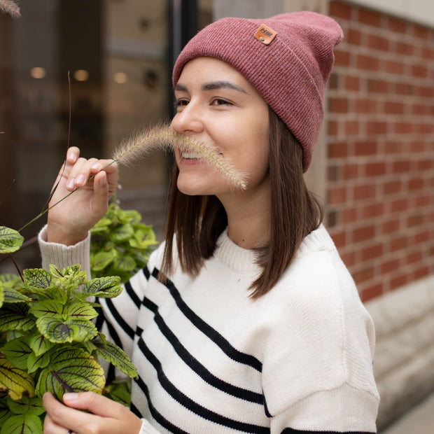 Rusty Burgundy Beanie