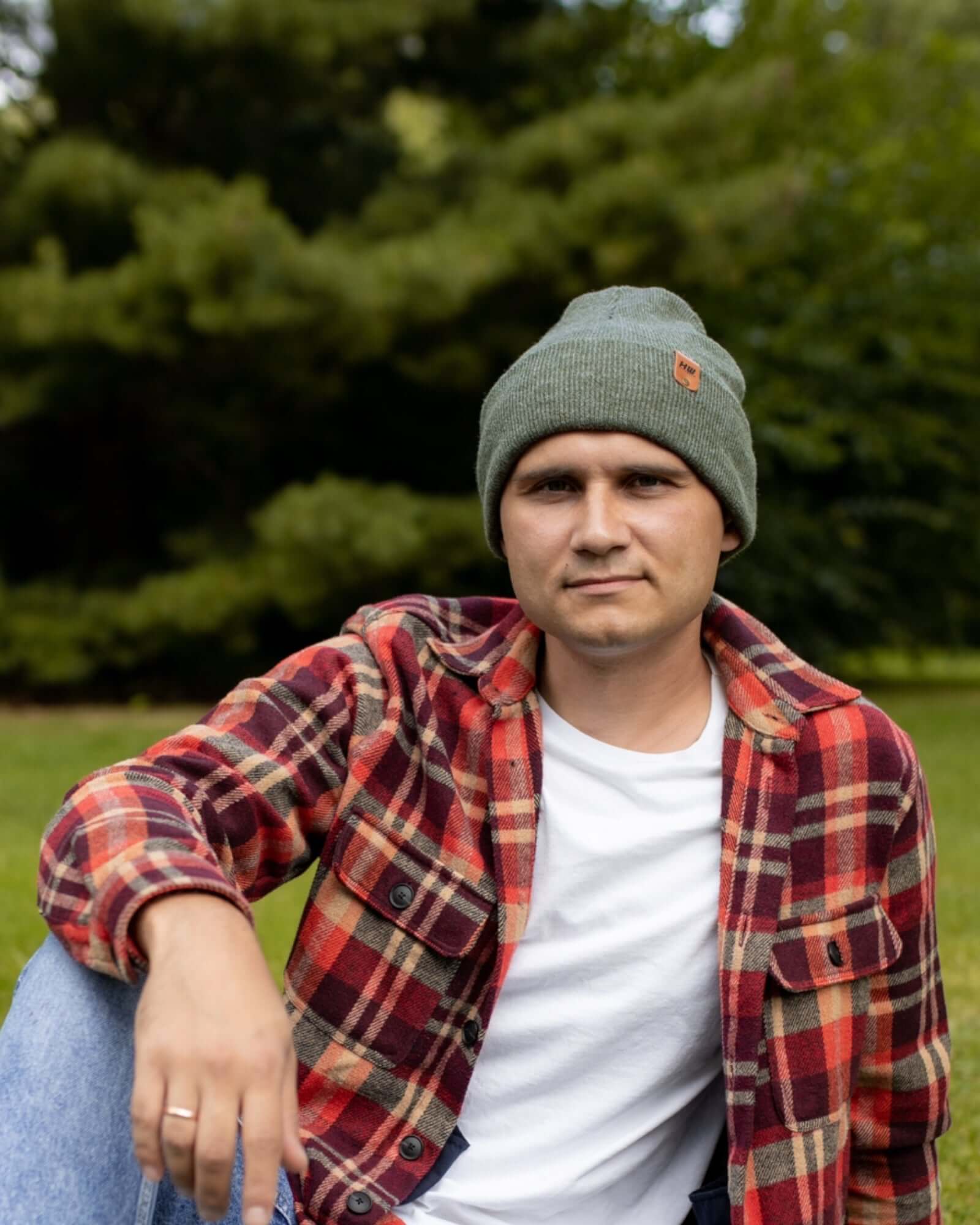 Green Classic Beanie