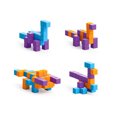 PIXIO Mini Dinos - 80 blocs magnétiques en 4 couleurs