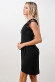 Floral Lace Wrap Dress