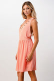 Grommet Detail A-Line Dress
