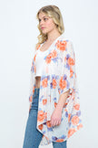 Lightweight Floral Print Kimono