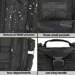 Sacs à dos tactiques militaires Molle System (noir)