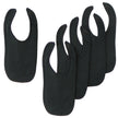 Black Interlock Bib