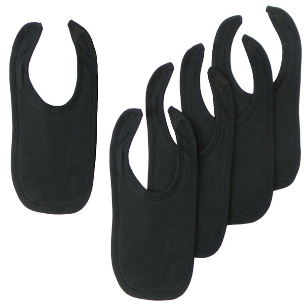 Black Interlock Bib