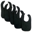 Black Interlock Bib