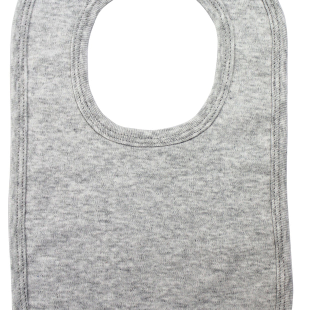 Heather Grey Bib