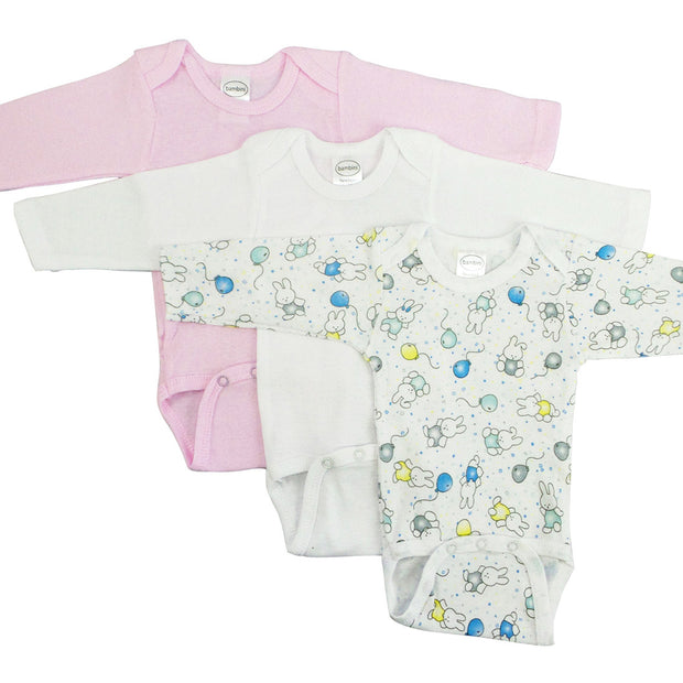 Girls Printed Onesie Pack