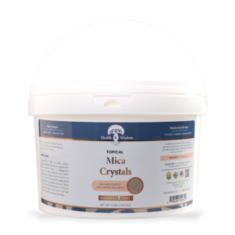 Health & Wisdom Topical Mica Crystals – Natural Energy Balancing & Grounding