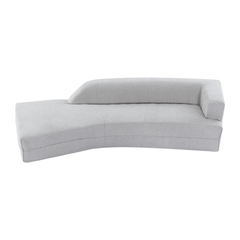 109.4" Curved Chaise Lounge Modern Indoor Sofa Couch for Living Room,