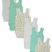 Bambini Baby Bodysuit Set – Soft Cotton Tank Tops, Pack of 6