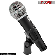 5Core XLR Microphone Dynamic Mic Karaoke Singing Studio Mics Handheld