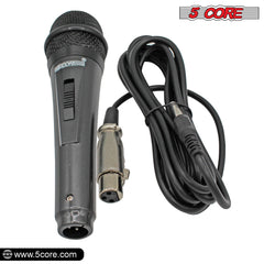 5Core XLR Microphone Dynamic Mic Karaoke Singing Studio Mics Handheld