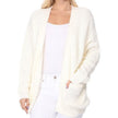 Women’s Open-Front Knit Cardigan with Pockets