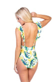 Tropical Ruffle Swimsuit