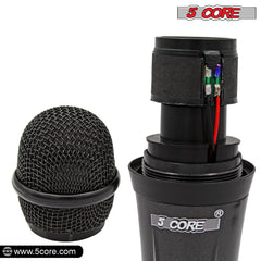 5Core XLR Microphone Dynamic Mic Karaoke Singing Studio Mics Handheld