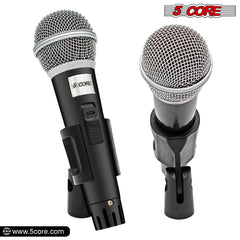 5Core XLR Microphone Dynamic Mic Karaoke Singing Studio Mics Handheld