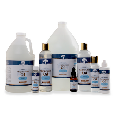 Health Wisdom Topical Magnesium Oil Multiple Size Bottles