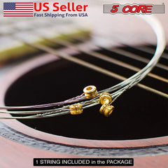 5Core Electric Guitar Strings Nickel 0.009-.042 Gauge w Bright Tone