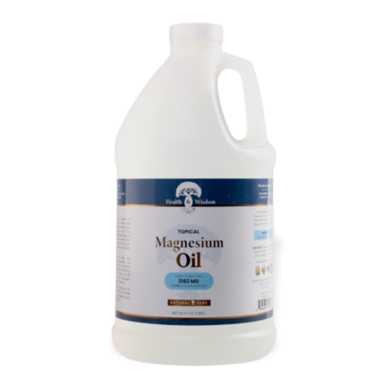 Health Wisdom Topical Magnesium Oil Multiple Size Bottles
