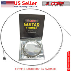 5Core Electric Guitar Strings Nickel 0.009-.042 Gauge w Bright Tone