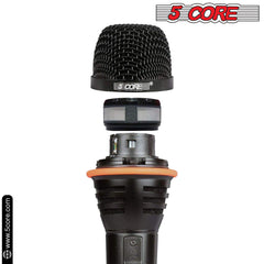 5Core XLR Microphone Dynamic Mic Karaoke Singing Studio Mics Handheld