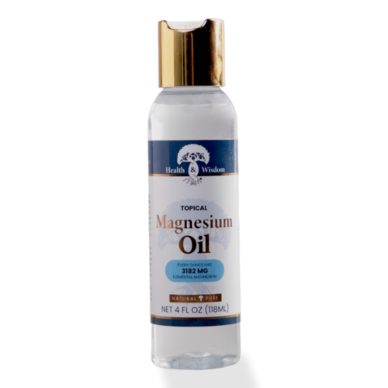 Health Wisdom Topical Magnesium Oil Multiple Size Bottles