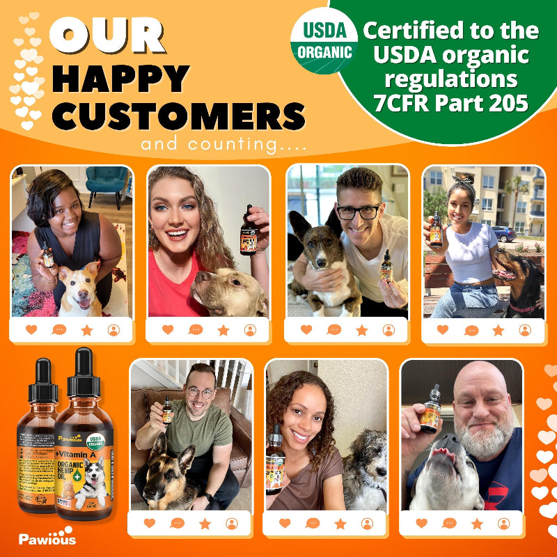 Huile de chanvre pour chiens et chats 2 oz.