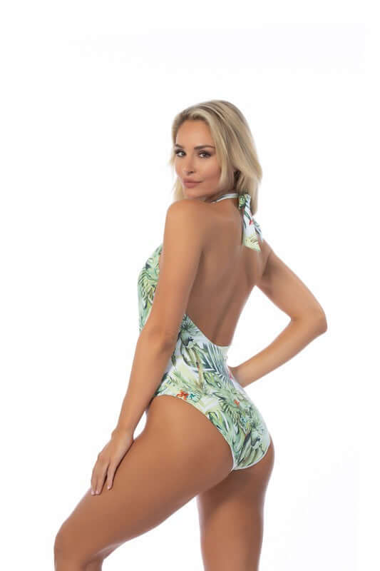 Tropical Print Swimsuit