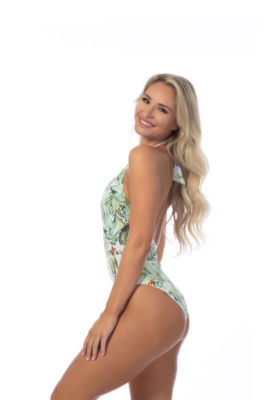 Tropical Print Swimsuit