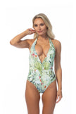 Tropical Print Swimsuit